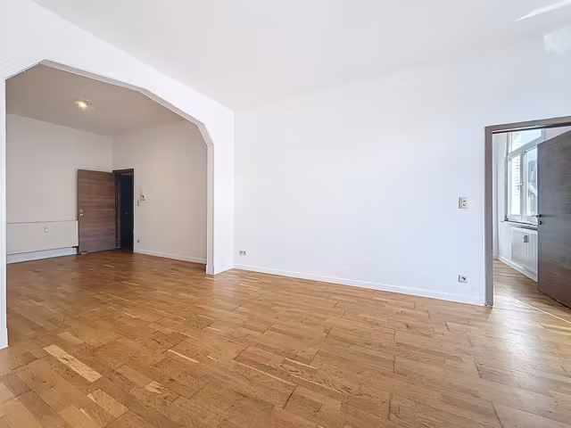 Appartement met terras en tuin in Laeken