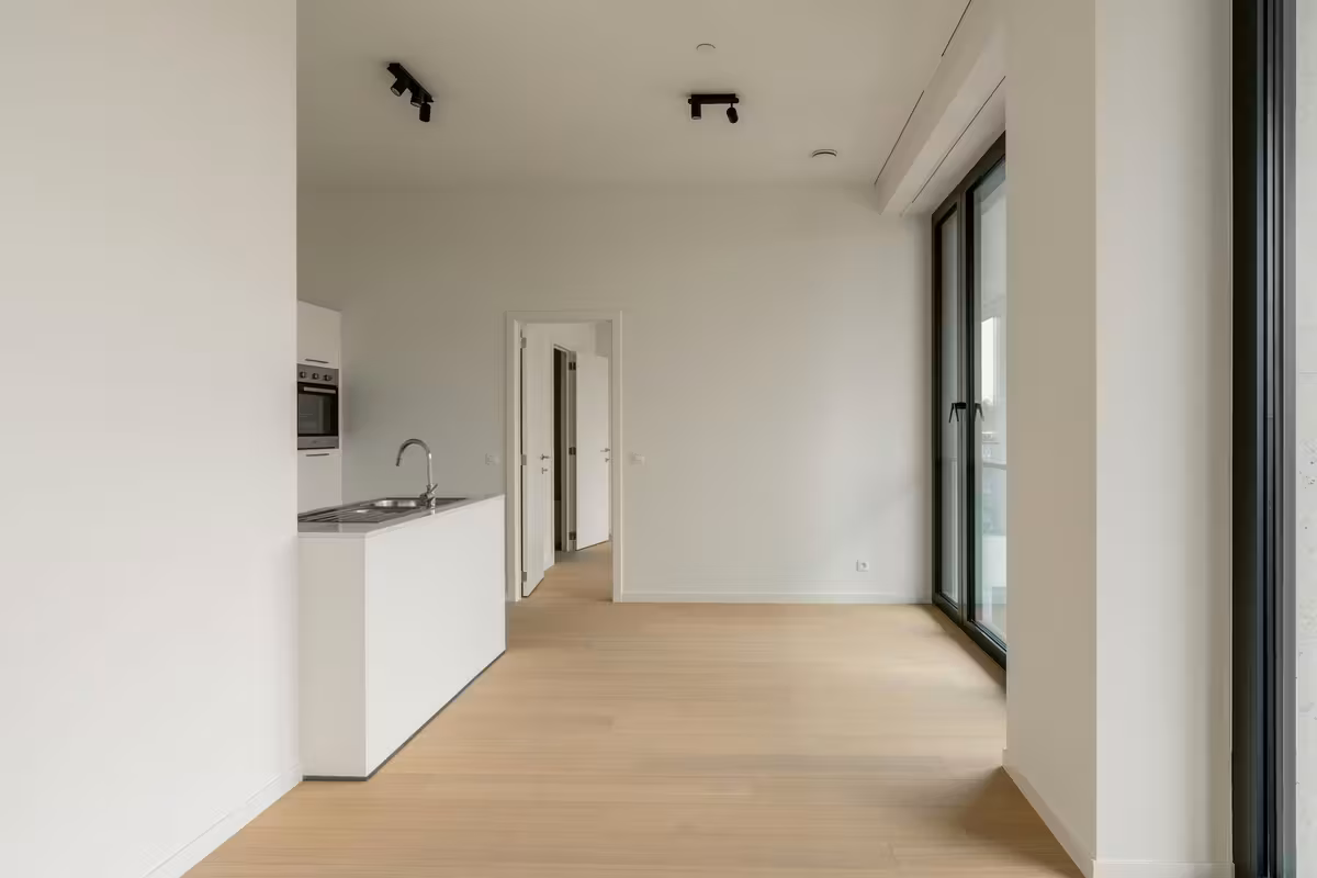 Modern appartement van architect Max Dudler aan de Scheldekaaien