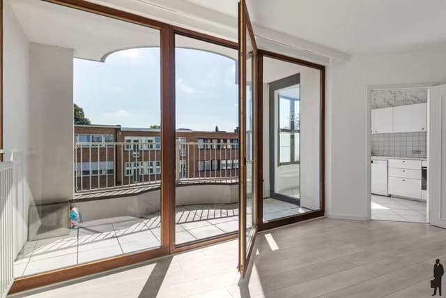 Zeer licht appartement op een absolute toplocatie