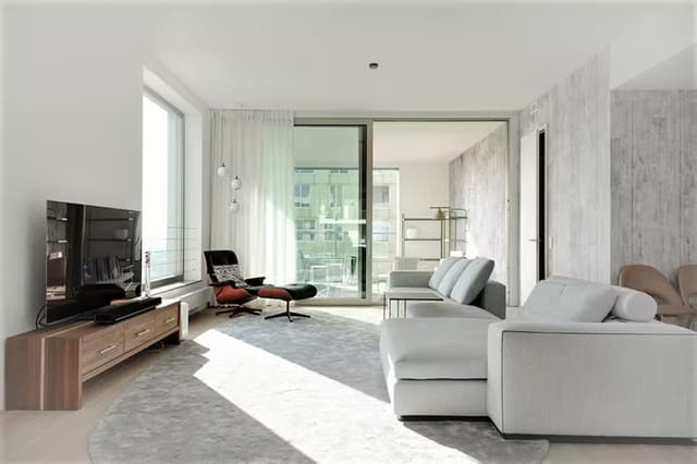 Penthouse met panoramisch dokzicht op 13de verdieping