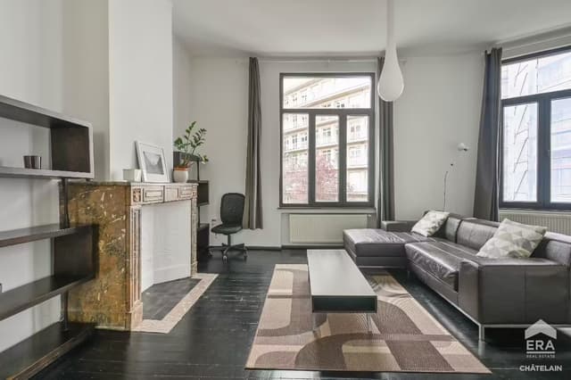 Gemeubileerde loft met 1 slaapkamer te huur in Elsene