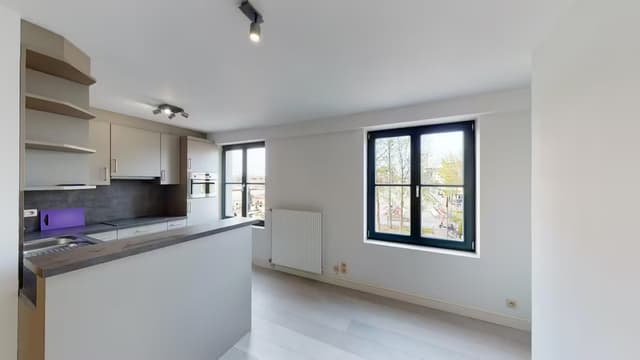 Studio met zicht op het MAS in Antwerpen Eilandje