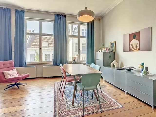 Ruim 2-slaapkamerappartement in historisch centrum Gent