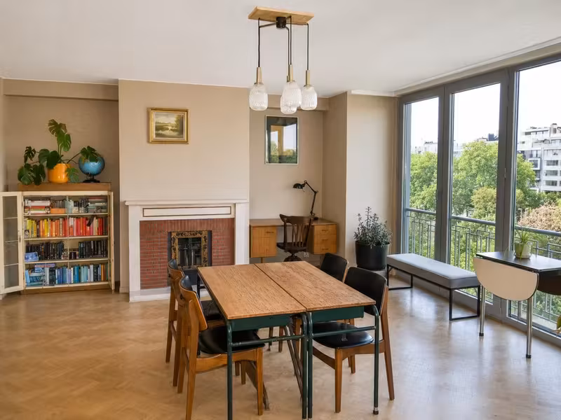 Rustig appartement op de ring van Gent met prachtig uitzicht