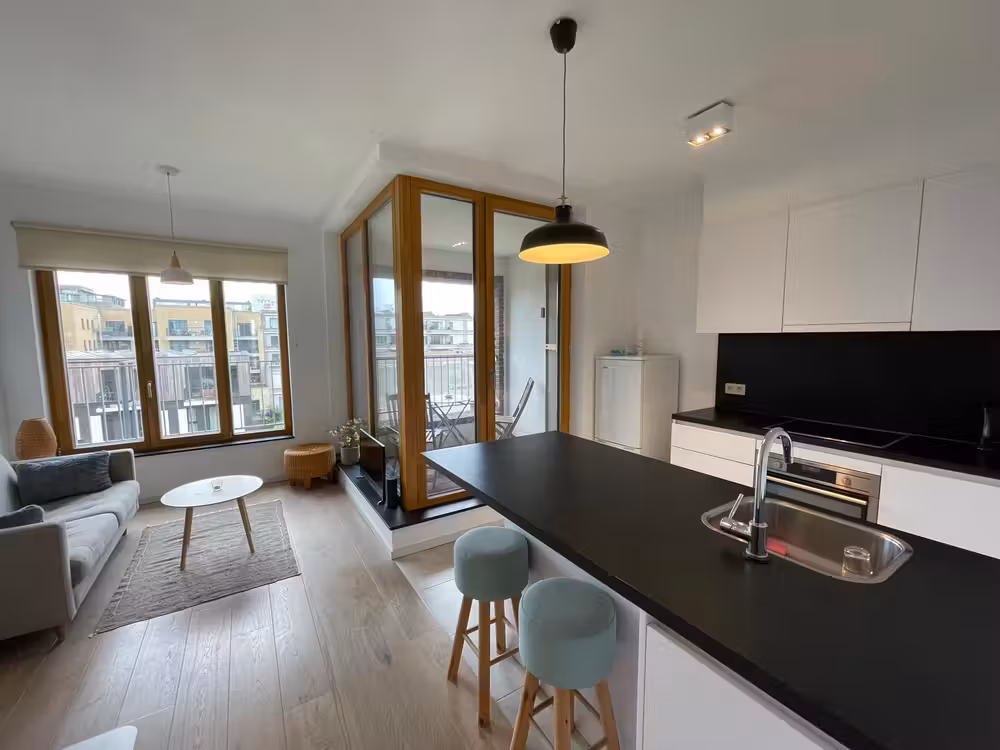 Gemeubeld appartement met maritieme vibes op het Eilandje