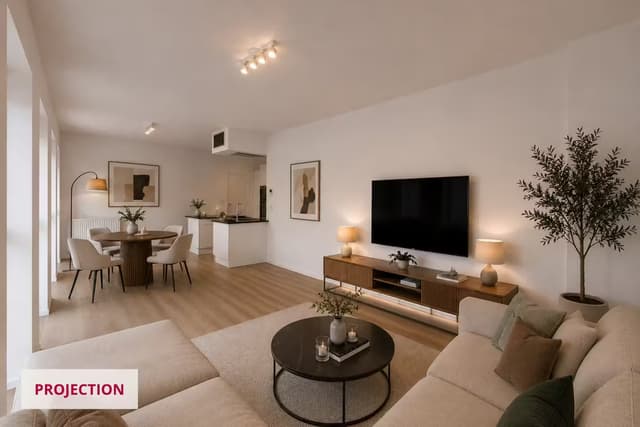Mooi 2-slaapkamerappartement met terras in Woluwe-Saint-Lambert