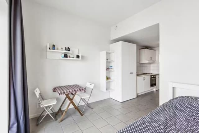 Mooie lichtrijke studio met terras in Parktoren
