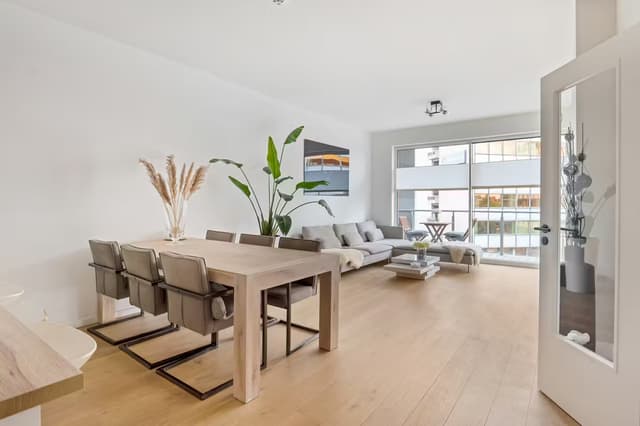 Gemeubeld appartement met zicht op het MAS in Antwerpen