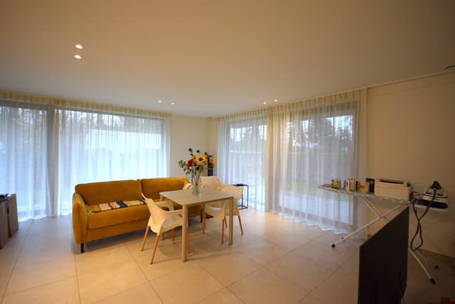 Nieuwbouw appartement op gelijkvloers met tuin in Oostakker