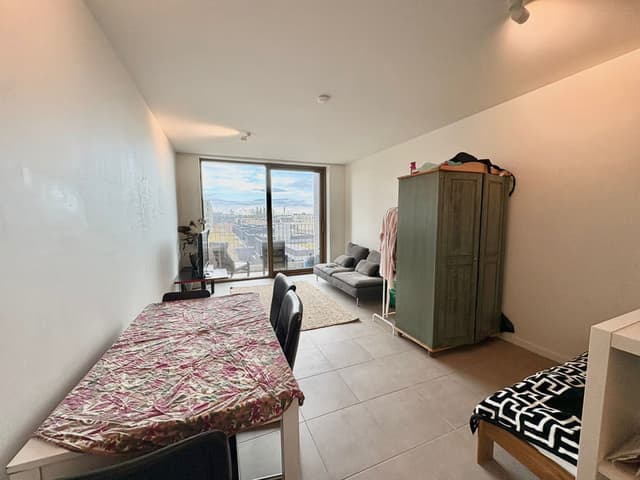 Studio met terras in Antwerpen Linkeroever