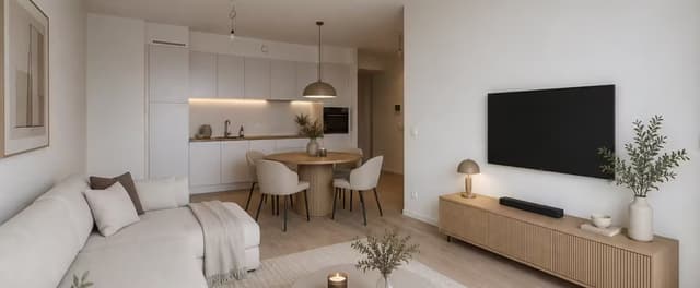Lichtrijk appartement met panoramisch uitzicht in De Nieuwe Dokken