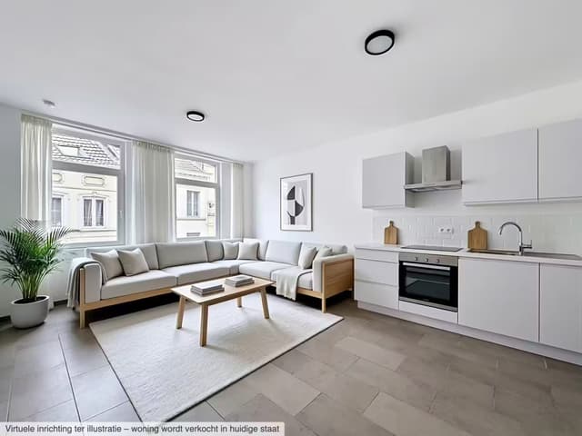 Gerenoveerd 1-slaapkamerappartement in hartje Gent