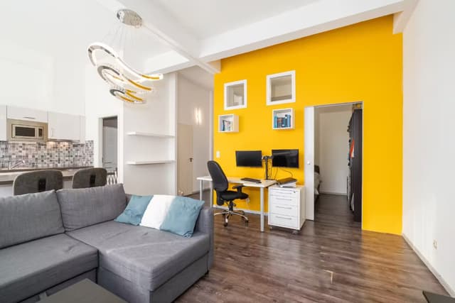 Lichtrijke studio met mooi uitzicht in Gent