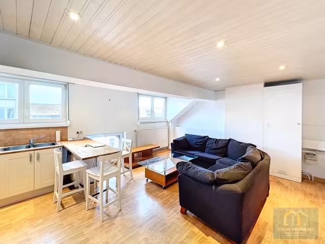 Splendide et lumineux appartement sous toit à Etterbeek