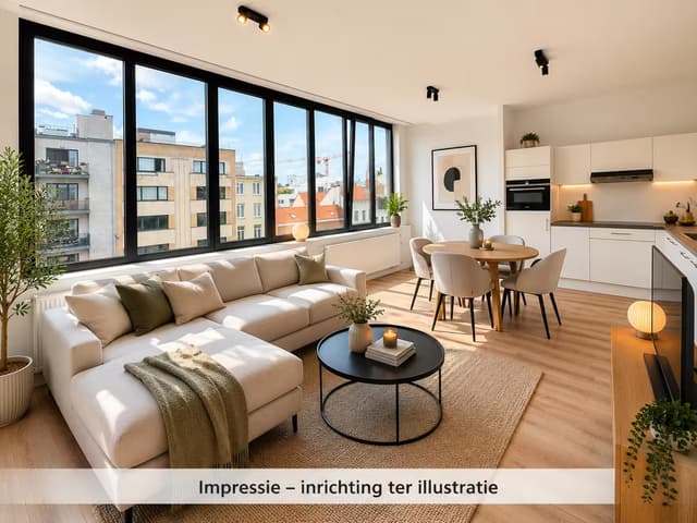 Modern 1-slaapkamerappartement in het hartje van Antwerpen